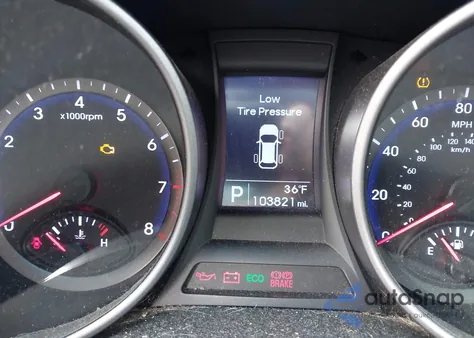 2016 Hyundai Santa Fe Se из США, поврежденный, VIN KM8SMDHFXGU144280